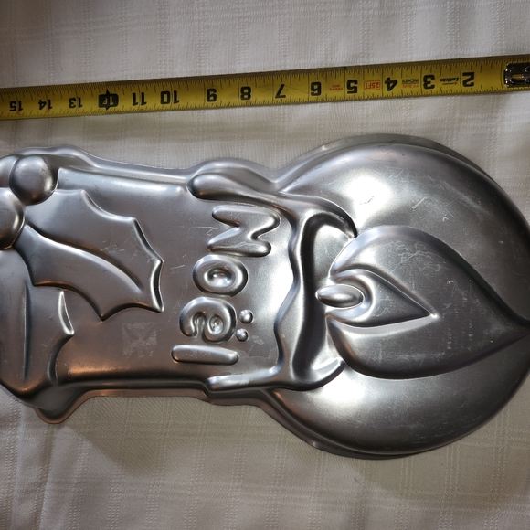 Vintage 1981 NOEL Candle Wilton‎ Cake Pan Mold Retired Christmas - Picture 3 of 6